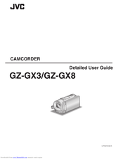 JVC GZ-GX3 Detailed User Manual