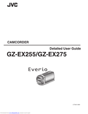 JVC Everio GZ-EX255 Detailed User Manual