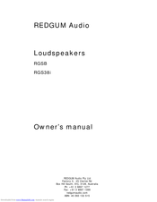 Redgum RGS38i Owner's Manual