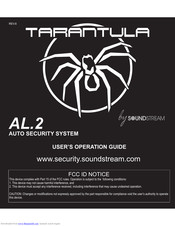Soundstream Tarantula AL.2 User's Operation Manual