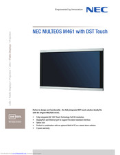 NEC MULTEOS M461 Specifications