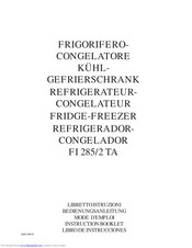 REX FI285/2TA Instruction Booklet