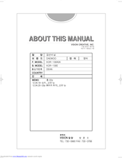 Daewoo KOR-130A0A Operating Instructions Manual