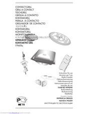 Delonghi CONTACT-GRILL Instructions For Use Manual