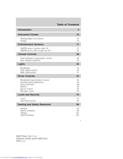 Ford 2008 Town Car Owner's Manual