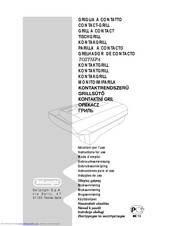 Delonghi CONTACT-GRILL Instructions For Use Manual