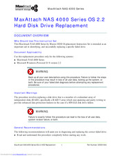 MaxAttach MaxAttach NAS 4000 Instruction Manual