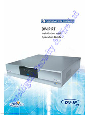 Dedicated Micros DV-IP RT Installation And Operation Manual