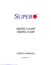 Supero X9DRD-7LN4F User Manual
