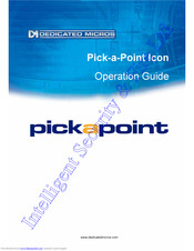 Dedicated Micros Pick-a-Point Icon Operation Manual