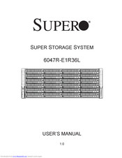 Supero 6047R-E1R36L User Manual