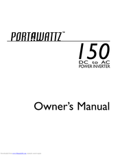 Portawattz I50 Owner's Manual