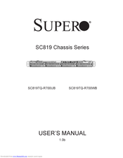 Supero SC819 Series User Manual