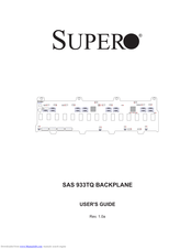 Supero SAS 933TQ User Manual