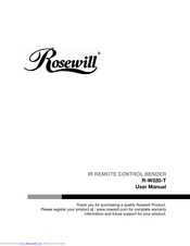 Rosewill R-W320-T User Manual