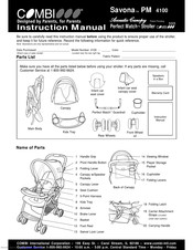 Combi Savona PM 4100 Instruction Manual