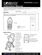 Combi Travel Savvy 2125 Series Instruction Manual