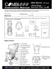 Combi Ultra Savvy 2730 Series Instruction Manual
