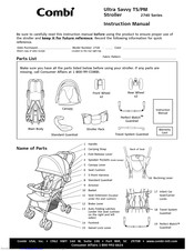 Combi Ultra Savvy TS/PM 2740 Series Instruction Manual