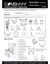 Combi Perfect Match 6630 Series Instruction Manual
