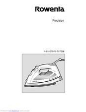 ROWENTA DM 519 PRECISION Instructions For Use Manual