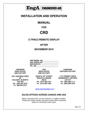 EngA CRD C-TRAC3 Installation And Operation Manual