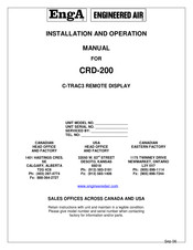 EngA CRD-200 C-TRAC3 Installation And Operation Manual