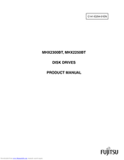Fujitsu MHX2300BT - Mobile 300 GB Hard Drive Product Manual