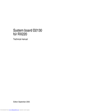 Fujitsu Siemens Computers D2130 Tehnical Manual