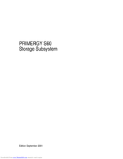 Fujitsu PRIMERGY S60 Manual