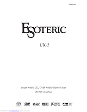 Esoteric UX-3 Owner's Manual