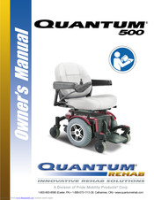Pride Mobility Quantum 500 Owner's Manual