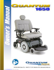 Pride Mobility Quantum Jazzy 1650 Owner's Manual