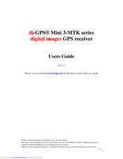 di-GPS Mini 3-MTK Series User Manual