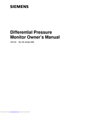 Siemens 125-2134 Owner's Manual