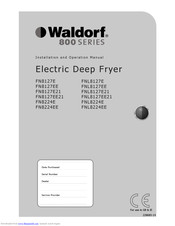 Waldorf N8127EE21 Installation And Operation Manual
