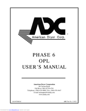 ADC PHASE 6 OPL User Manual