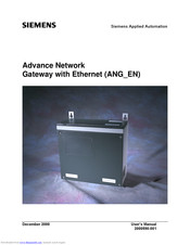 Siemens Advance Network Gateway User Manual