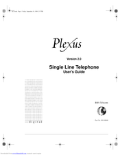 Plexus PDT-30D User Manual