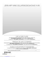 Jenn-Air WINE CELLAR/BODEGA Use & Care Manual