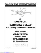 Emerson CF442ORB00c Owner's Manual