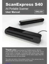 ScanExpress S40 User Manual