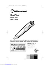 Milwaukee 1400 Owner's Manual