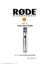 RODE Microphones NT 3 Instruction Manual