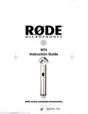RODE Microphones NT4 Instruction Manual