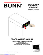 Bunn Infusion TWIN Programming Manual