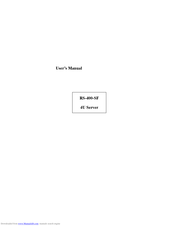 Advantech RS-400-SF-S4 User Manual
