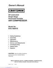 Craftsman 919.195410 Owner's Manual