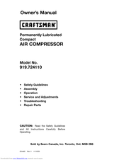 Craftsman 919.724110 Owner's Manual