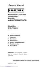Craftsman 919.724320 Owner's Manual